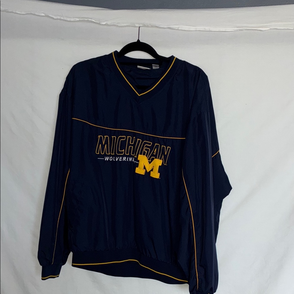 Michigan Wolverines Navy Blue Lightweight Jacket